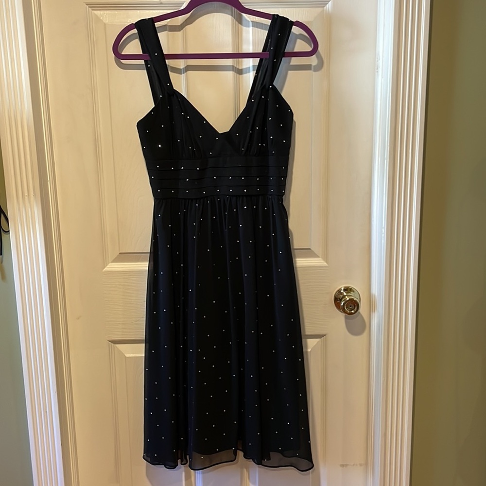 🆕 Shoshanna Black Sparkly dress size 6 NWT